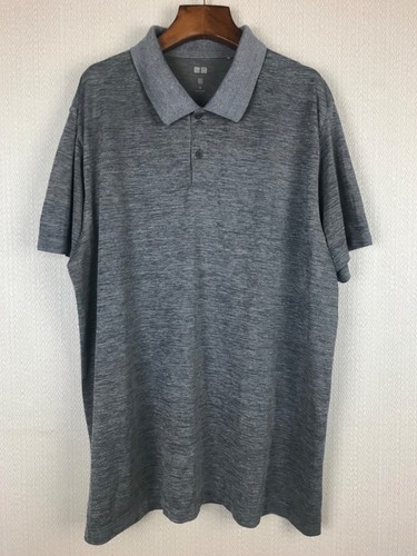 Polo uniqlo dry grigia - polo, xl
