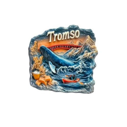 Calamita frigo balena tromso - balena,