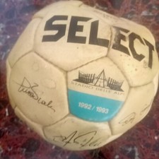 PALLONE SELECT CELEBRATIVO STAGIONE 1992/1993 AUTOGRAFI STAMPATI COME FOTO 