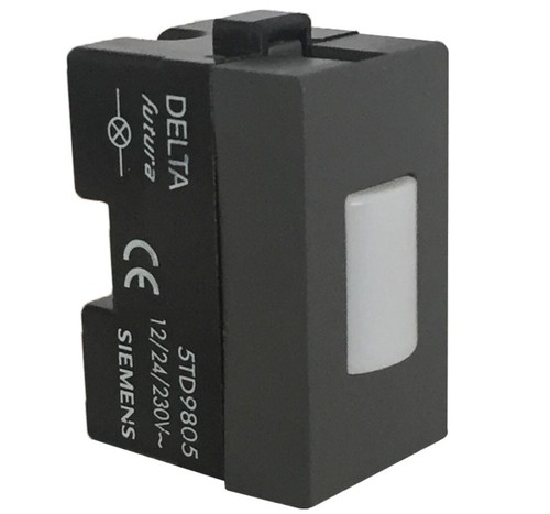 Portalampada indicatore bianco - portalampada,