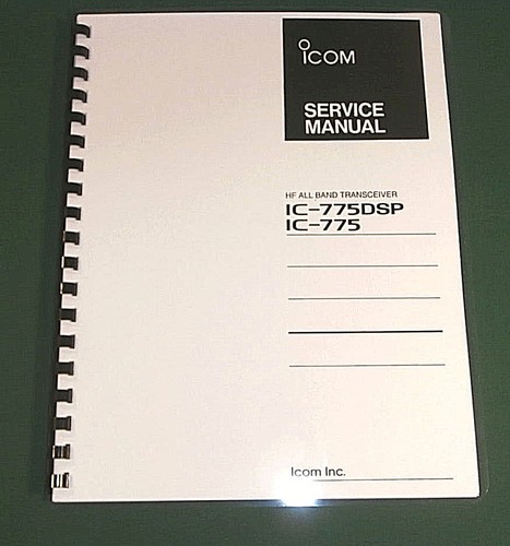 Icom 775dsp manuale di - icom,