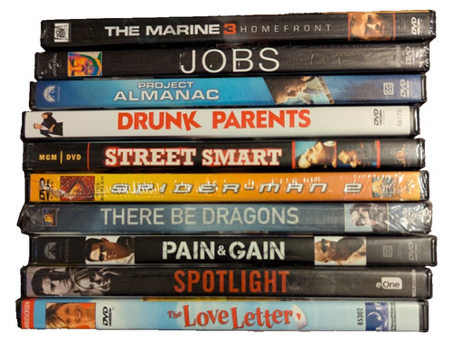 Popular films dvd lot - 10,