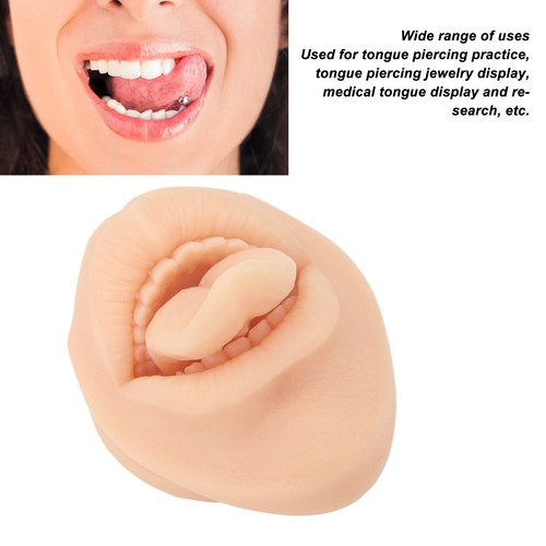 Piercing silicone lingua - piercing, bocca