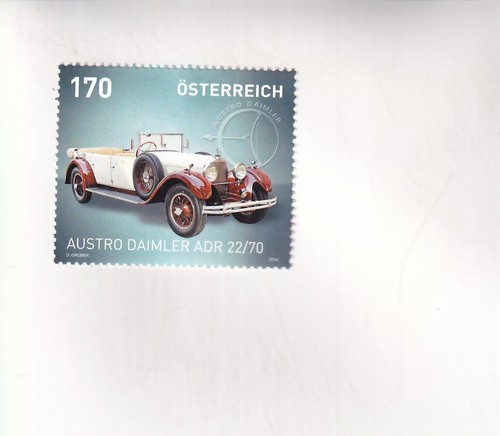 Francobollo austria auto - francobollo,