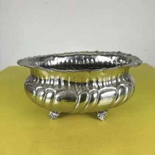 vaso e portaoggetti vintage in peltro