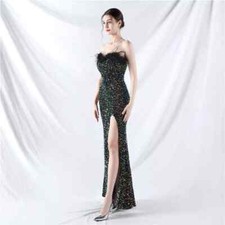 Vestito Abito Elegante Lungo