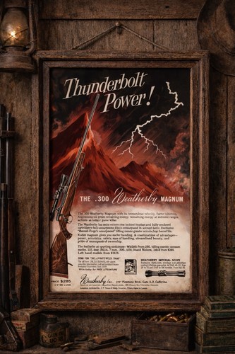 300 weatherby magnum rifle - weatherby, *