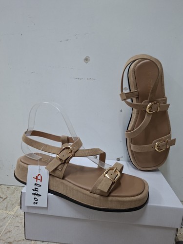 Sandali donna zeppa flyfor - sandali,