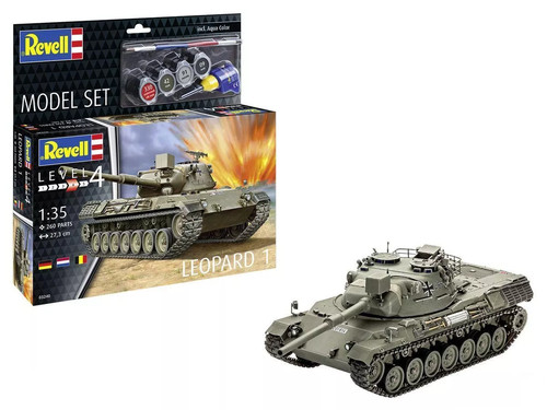 Revell leopard model set - revell,