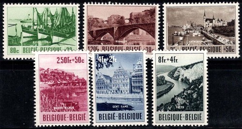 Belgio 1953 967 972 - mi., 967-972