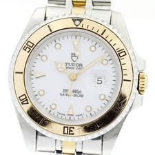 Orologio automatico ragazzo TUDOR Prince Date Mini Sub 73193 data quadrante bianco_869576