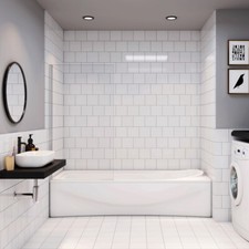 140 CM PARETE FISSA DOCCIA PER