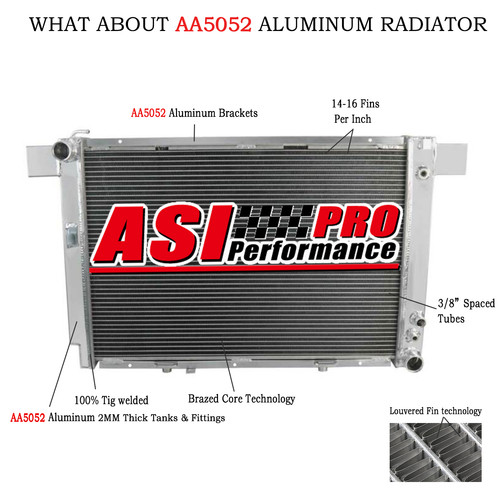 Rangées aluminium radiateur - rangées,