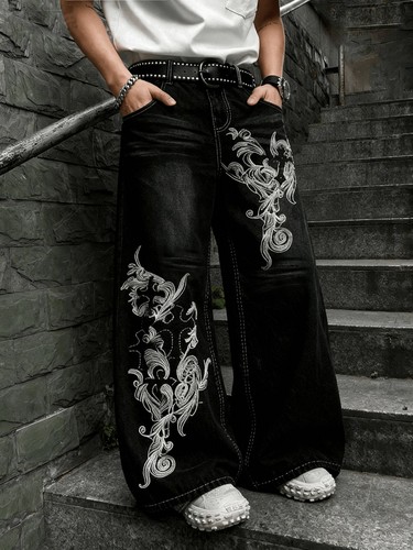 Y2k streetwear vintage jeans - y2k,
