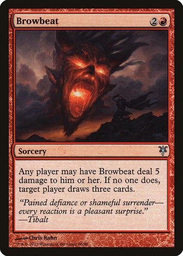 Mtg browbeat exc - exc,