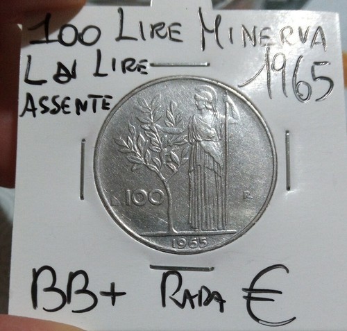 100 lire 1965 - lire,
