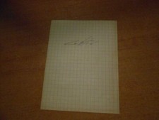 autografo CALISTI 1985 LAZIO