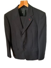 PROMO! Abito Completo Uomo David Hamilton Taglia 48 Nero Made In Italy