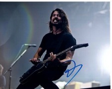 Foto firmata DAVE GROHL 8x10 FOO FIGHTERS NIRVANA