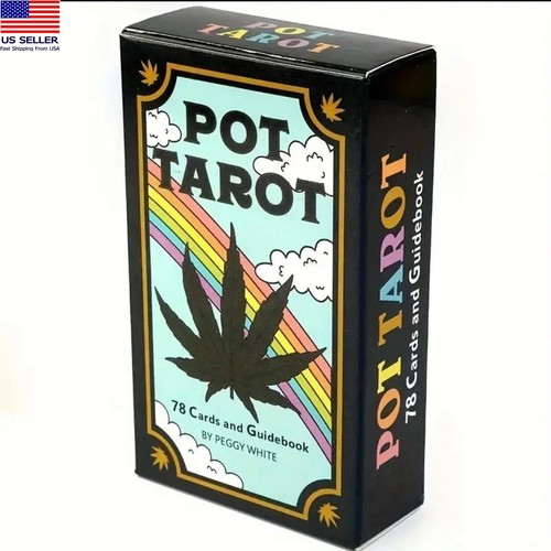 Pot tarot cards - -, white