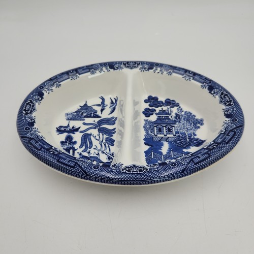 Churchill blue willow piatto - blue,