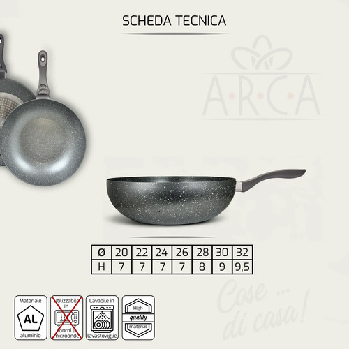 Padella alta pietra rovente - alta,