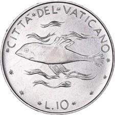 10 LIRE 1974 - CITTÀ DEL