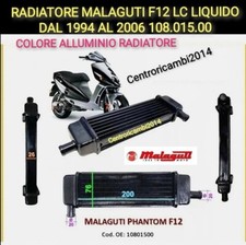RADIATORE MALAGUTI F12 PHANTOM LC  1994 AL 2006  10801500 ALLUMINIO F12 NUOVO