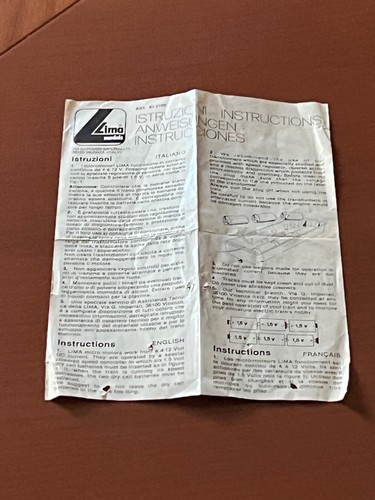 Istruzioni originali per - istruzioni,