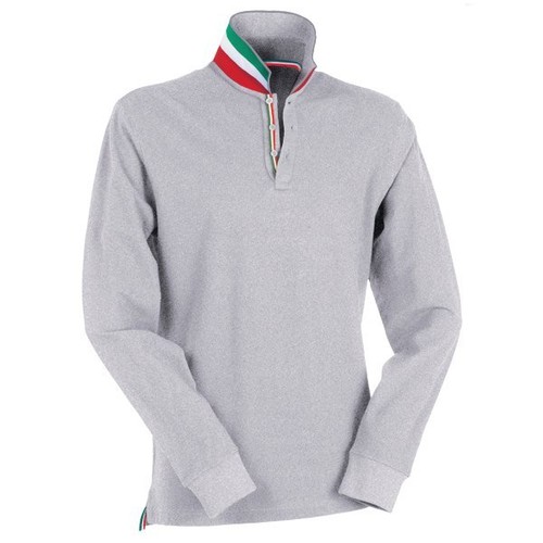 Polo felpa uomo tricolore - polo,