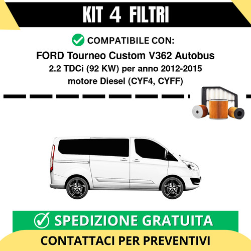 Kit filtri tagliando - filtri, per