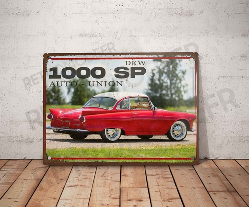 Plaque métal vintage dkw - plaque,