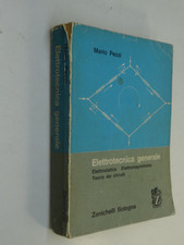 ELETTROTECNICA GENERALE MARIO PEZZI ZANICHELLI 1971-FR-U13