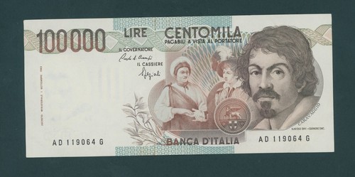 Italy 100000 lire d 1983 - ,