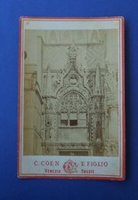 Foto epoca Venezia Trieste C. Coen e figlio C Dettaglio del Palazzo dei Dogi