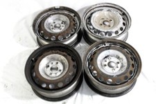 51975740 SET 4 CERCHI IN FERRO DA 15 POLLICI 4 FORI 5,5JX15H2 ET 32 FIAT DOBLO 1