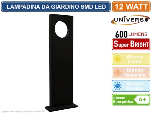 Lampada led giardino - 12w, in