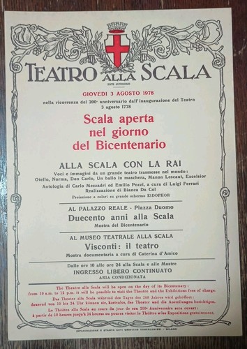 Locandina teatro alla scala - alla, 3