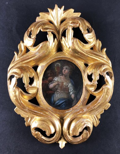 Dipinto olio barocco rame - barocco,