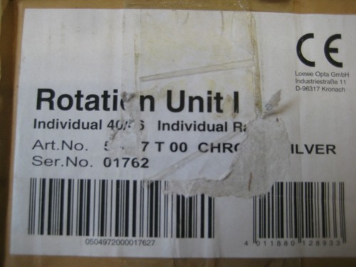 Loewe rotation unit per - rotation, i,