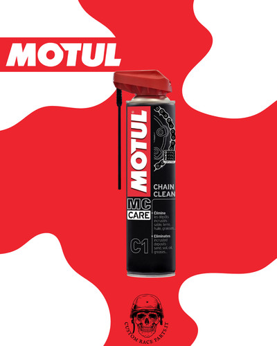 Spray pulitore catena - catena, moto