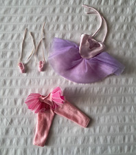 1988 Lotto My First Barbie Fashions Ballerina #1868,#1870 Mattel-NO DOLL