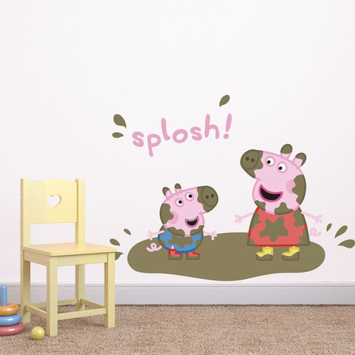 Adesivo murale peppa - adesivo,