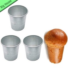 Stampi per Babà in Alluminio Stampo Forme decora Stampini Conici mis. Assortite