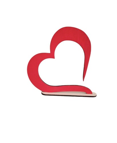 Cuore rosso con - con,