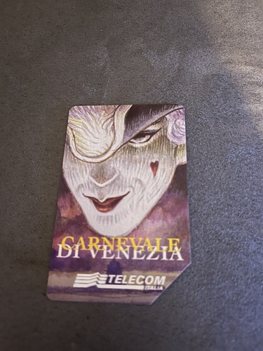 Scheda telefonica carnevale - scheda,