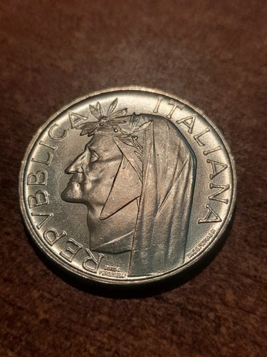 500 lire dante argento - 500,