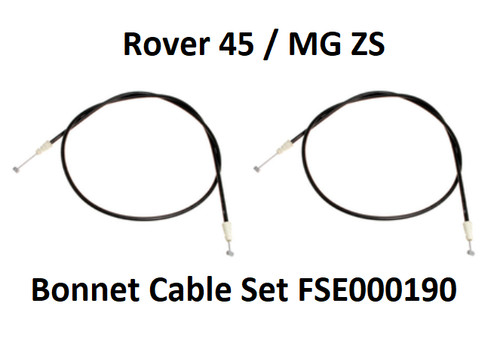 Set cavi cofano rover mg - rover, /