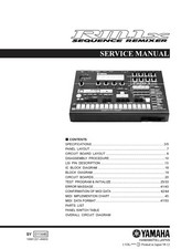 Manuale di servizio per Yamaha