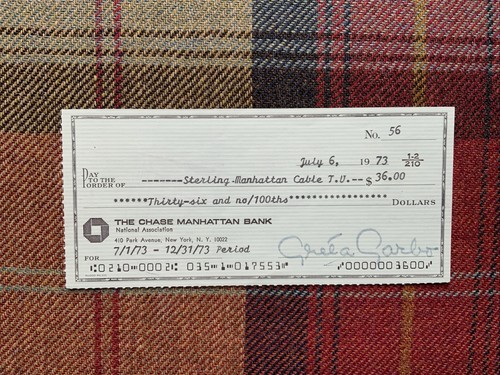 Greta garbo signed - greta,
